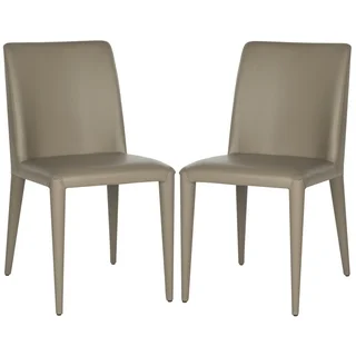 Safavieh Mid-Century Dining Garretson Taupe Side Chairs (Set of 2)