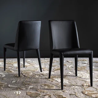 Safavieh Mid-Century Dining Garretson Black Side Chairs (Set of 2)