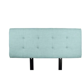 MJL Furniture Ali Button Tufted Sea Mist Green Upholstered Headboard