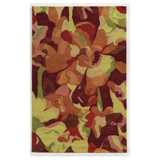 Hand-tufted Abstract Wool Multi Rug (3' x 5')