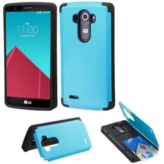 Insten Slim Hard Snap-on Rubberized Matte Phone Case Cover with Card Slot For LG G4