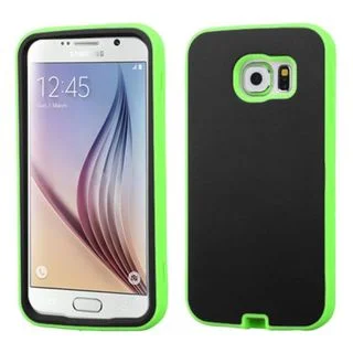 Insten Verge Hard PC/ Soft Silicone Dual Layer Hybrid Rubberized Matte Phone Case Cover For Samsung Galaxy S6