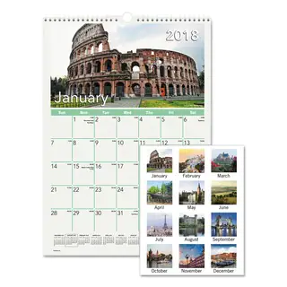 AT-A-GLANCE European Destinations 2016 Wall Calendar