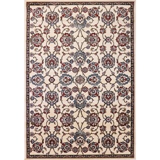 Cappella Floral Traditional Ivory Area Rug (9'2 x 12'10)