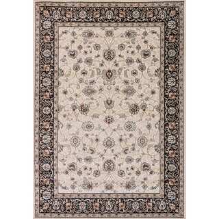 Cappella Traditional Floral Ivory Area Rug (9'2 x 12'10)