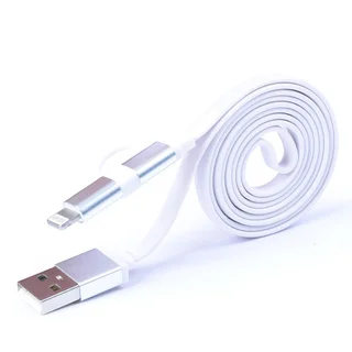 2-in-1 3.2-foot Lightning Cable/ Micro USB Charging Cable