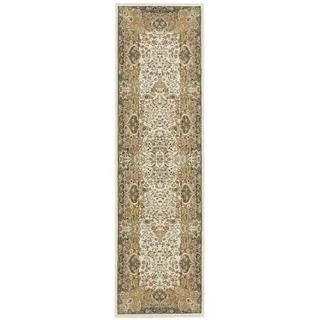 kathy ireland Antiquities Stately Empire Ivory Area Rug by Nourison (2'2 x 7'6)