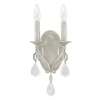 Capital Lighting Blakely Collection 2-light Antique Silver Wall Sconce