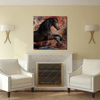 Ready2HangArt 'Equestrian Saddle Ink II' Canvas Wall Art
