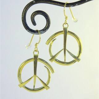Spirit Tribal Fusion Abstract Peace Earrings