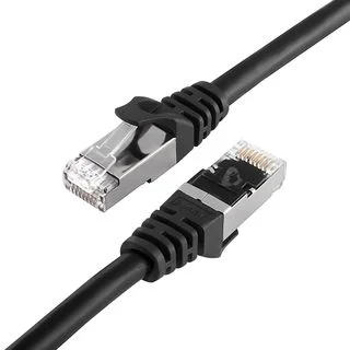 Insten 50/ 25/ 10/ 6-Feet Black Category 7  CAT 7 RJ-45 M/ M Ethernet Cable Cord