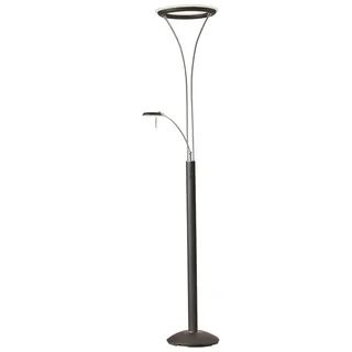 Dainolite Mother & Son LED Floor Lamp in Black & Chrome Finish