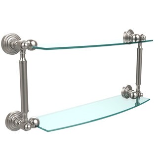 Waverly Place Collection 18-inch 2-tiered Glass Shelf