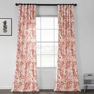 Exclusive Fabrics Edina Printed Cotton Curtain Panel