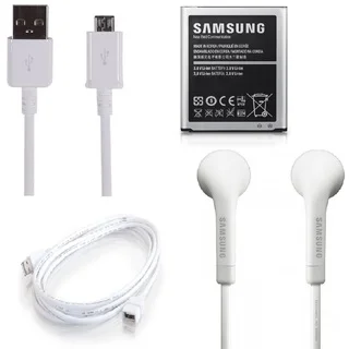 2600mAh Battery/ 5-foot Data Cable/ Earphone Kit for Samsung Galaxy S4