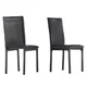 Darcy Espresso Metal Upholstered Dining Chair by INSPIRE Q (Set of 2)