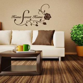 Home Sweet Home Quote Phrases Wall Decal