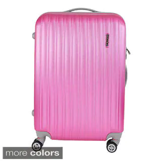 InUSA Houston Collection 23.4-inch Lightweight Hardside Spinner Upright Suitcase