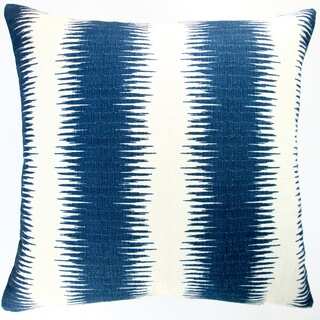 Artisan Pillows Indoor 20-inch Navy Blue Striped Modern Geometric Accent Throw Pillow