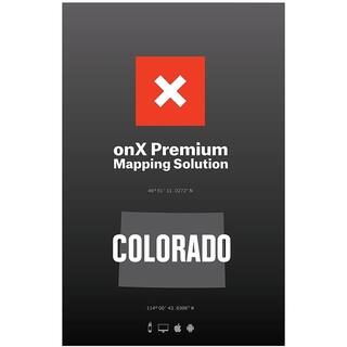 onXmaps HUNT Colorado Public/ Private Land Ownership Topo Maps Micro SD Card for Garmin GPS