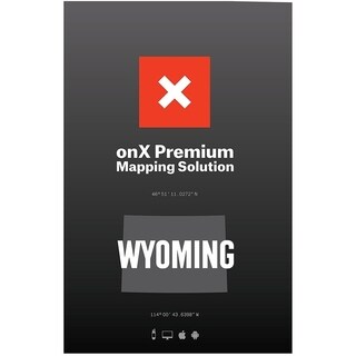 onXmaps HUNT Wyoming Public/ Private Land Ownership Topo Maps Micro SD Card for Garmin GPS