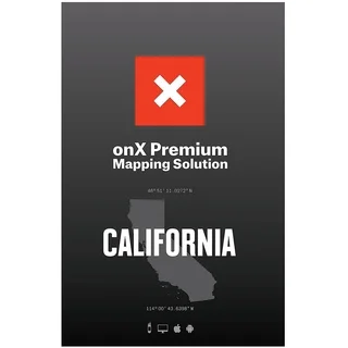 onXmaps HUNT California Public/ Private Land Ownership Topo Maps Micro SD Card for Garmin GPS