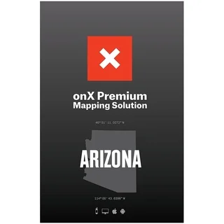 onXmaps HUNT Arizona Public/ Private Land Ownership Topo Maps Micro SD Card for Garmin GPS