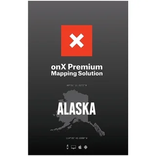 onXmaps HUNT Alaska Public/ Private Land Ownership Topo Maps Micro SD Card for Garmin GPS