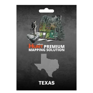 onXmaps HUNT Texas Public/ Private Land Ownership Topo Maps Micro SD Card for Garmin GPS