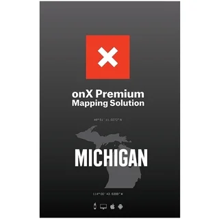 onXmaps HUNT Michigan Public/ Private Land Ownership Topo Maps Micro SD Card for Garmin GPS