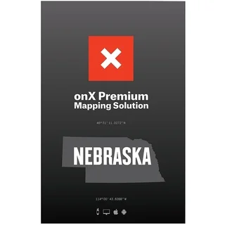 onXmaps HUNT Nebraska Public/ Private Land Ownership Topo Maps Micro SD Card for Garmin GPS