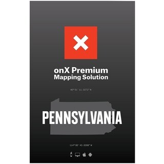 onXmaps HUNT Pennsylvania Public/ Private Land Ownership Topo Maps Micro SD Card for Garmin GPS