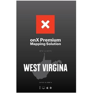 onXmaps HUNT West Virginia Public/ Private Land Ownership Topo Maps Micro SD Card for Garmin GPS