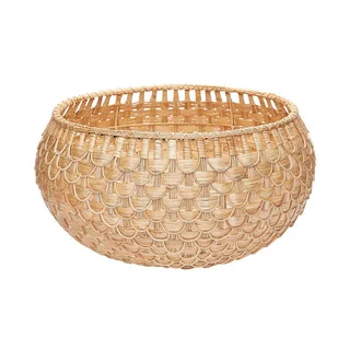 Dimond Home Large Natural Fish Scale Basket