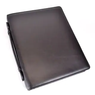 Royce Leather Luxury Tablet iPad Organizer and Writing Portfolio Brief
