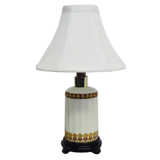Cavalier Design Small Bottle Porcelain Lamp