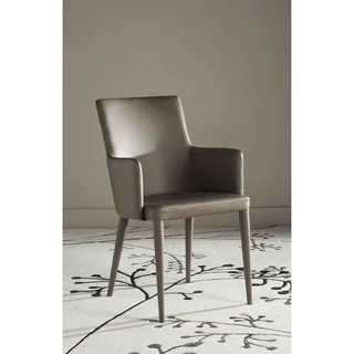 Safavieh Mid-Century Dining Summerset Modern Taupe Arm Chair