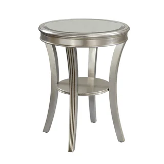 Christopher Knight Home Round Silver Accent Table