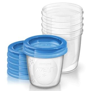 Philips Avent Breastmilk 6-ounce Storage Cups (Pack of 5)