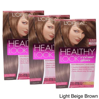 L'Oreal Paris Healthy Look Creme Gloss Color (Pack of 3)