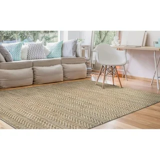 Couristan Nature's Elements Gravity/ Natural-tan Rug (5' x 8')