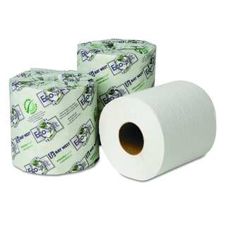 Wausau Paper EcoSoft Universal 1-Ply Bathroom Tissue (Pack of 48)
