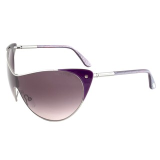 Tom Ford Vanda FT0364-80Z Gunmetal and Purple Cateye Sunglasses