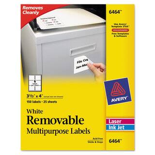 Avery White Removable Multi-Use Labels (Pack of 150)