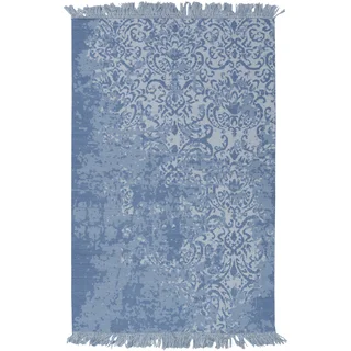 Hand-Woven Dursley Abstract Wool Rug (8' x 10')