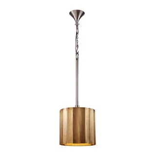 Dimond Home Small Brass Clad Ribbed Pendant