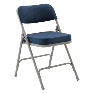 8200 Folding Chair Fabric Grey Frame