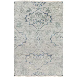Hand-Knotted Keswick Floral New Zealand Wool Rug (8' x 11')