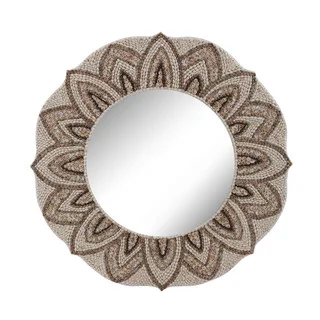 Dimond Home Round Shell Mirror