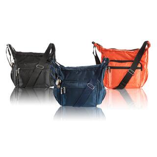 Suvelle Hobo Multi Pocket OrganizerCrossbody Bag Water-Resistant Nylon Shoulder Bag